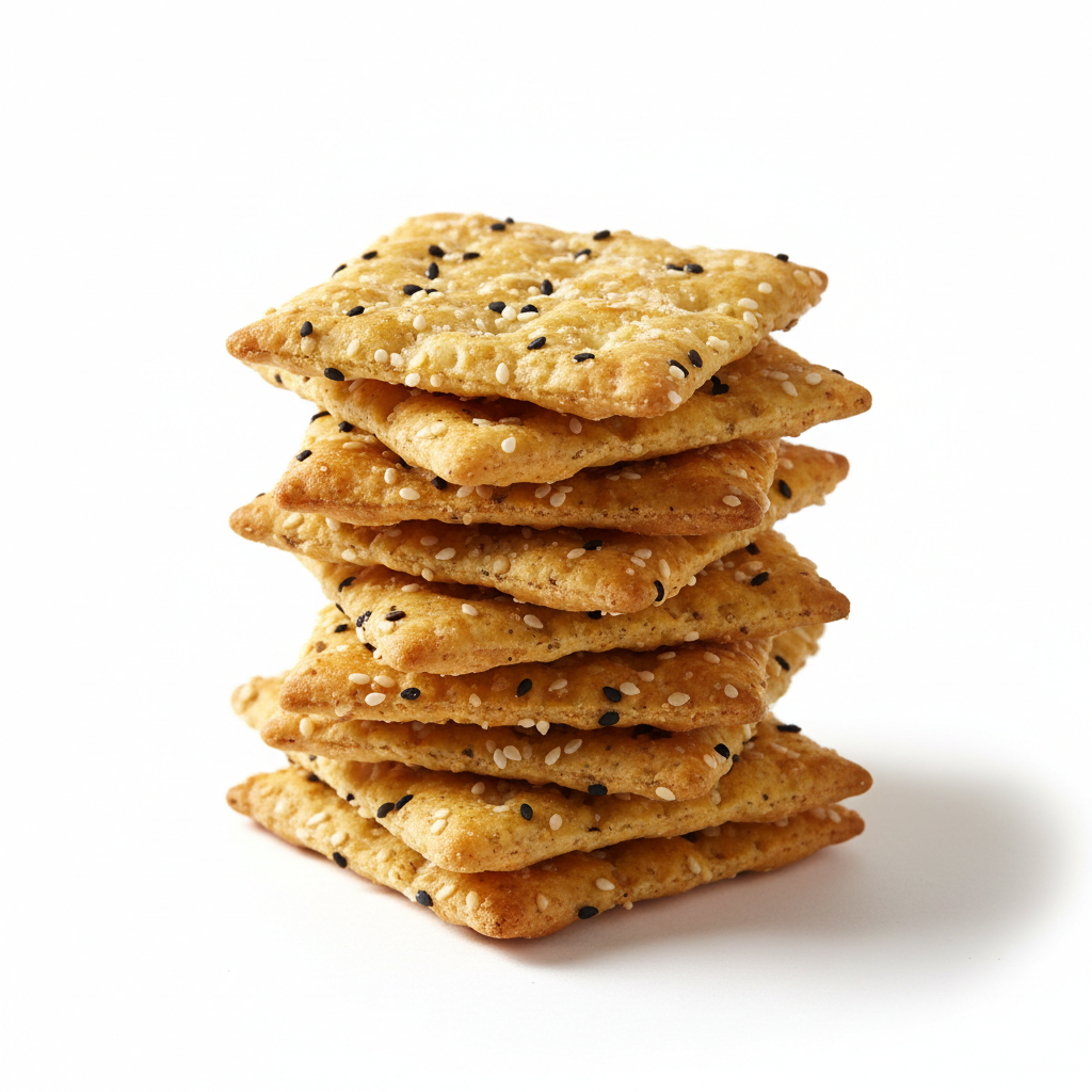 Golden Sesame Crackers